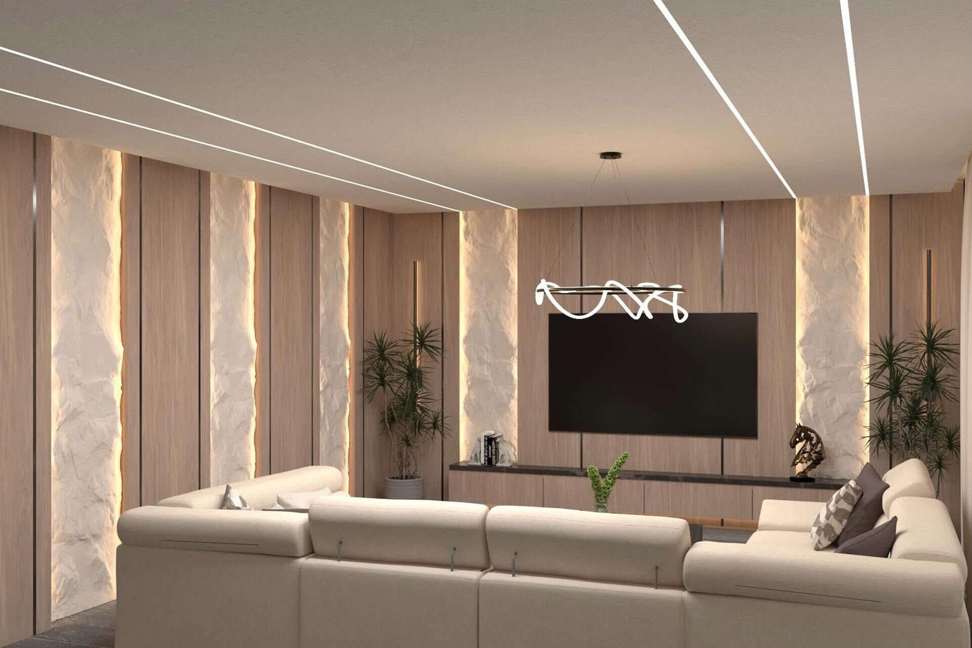 Совршено уреден внатрешен интериер